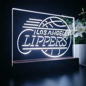 Los Angeles Clippers Logo LED Desk Light - Legacy Edition