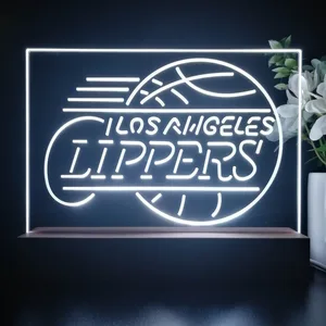 Los Angeles Clippers Logo LED Desk Light - Legacy Edition