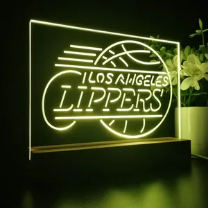 Los Angeles Clippers Logo LED Desk Light - Legacy Edition