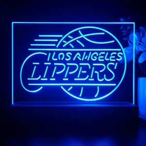 Los Angeles Clippers Logo LED Desk Light - Legacy Edition