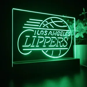 Los Angeles Clippers Logo LED Desk Light - Legacy Edition
