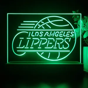 Los Angeles Clippers Logo LED Desk Light - Legacy Edition