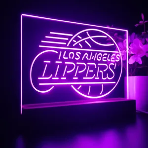 Los Angeles Clippers Logo LED Desk Light - Legacy Edition