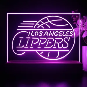 Los Angeles Clippers Logo LED Desk Light - Legacy Edition