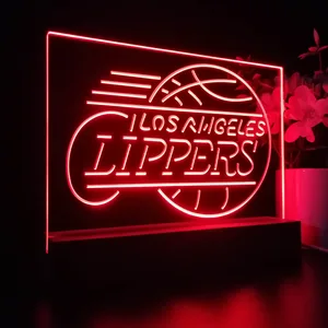 Los Angeles Clippers Logo LED Desk Light - Legacy Edition