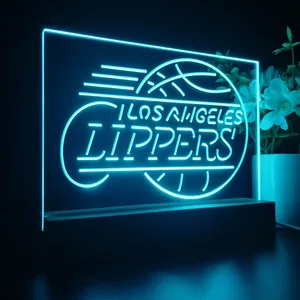 Los Angeles Clippers Logo LED Desk Light - Legacy Edition