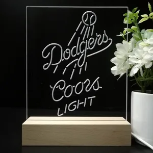 Los Angeles Dodgers Coors Light LED Desk Light