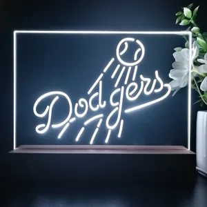 Los Angeles Dodgers Logo 1 LED Desk Light