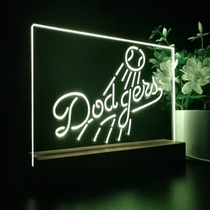 Los Angeles Dodgers Logo 1 LED Desk Light