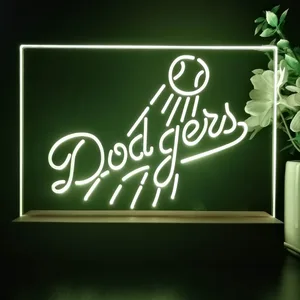 Los Angeles Dodgers Logo 1 LED Desk Light