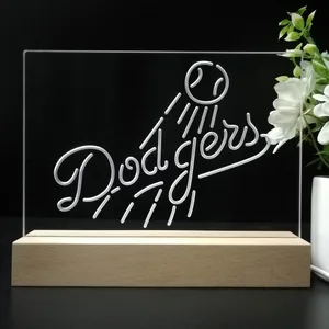 Los Angeles Dodgers Logo 1 LED Desk Light