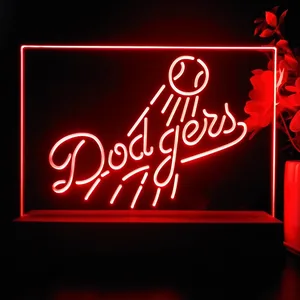 Los Angeles Dodgers Logo 1 LED Desk Light