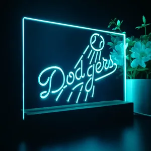Los Angeles Dodgers Logo 1 LED Desk Light