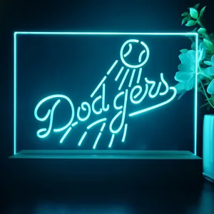 Los Angeles Dodgers Logo 1 LED Desk Light
