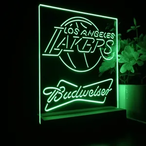 Los Angeles Lakers Budweiser LED Desk Light