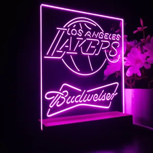 Los Angeles Lakers Budweiser LED Desk Light