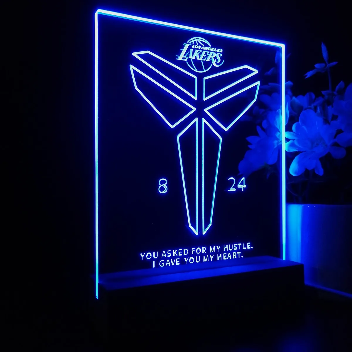 Los Angeles Lakers Kobe 8 24 LED Desk Light