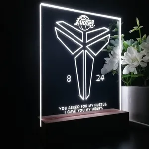 Los Angeles Lakers Kobe 8 24 LED Desk Light
