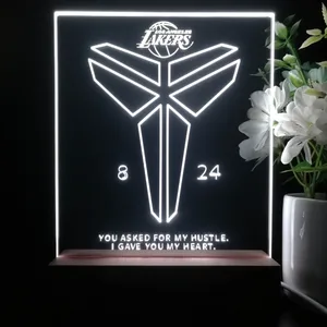 Los Angeles Lakers Kobe 8 24 LED Desk Light