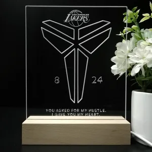 Los Angeles Lakers Kobe 8 24 LED Desk Light