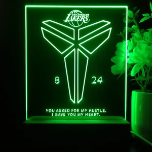 Los Angeles Lakers Kobe 8 24 LED Desk Light