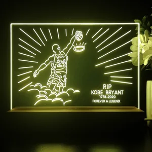 Los Angeles Lakers Kobe Bryant Forever A Legend LED Desk Light