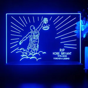 Los Angeles Lakers Kobe Bryant Forever A Legend LED Desk Light
