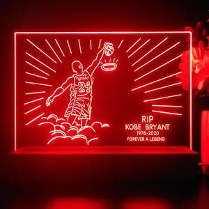 Los Angeles Lakers Kobe Bryant Forever A Legend LED Desk Light