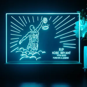Los Angeles Lakers Kobe Bryant Forever A Legend LED Desk Light