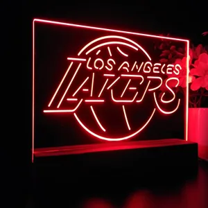 Los Angeles Lakers Logo LED Desk Light