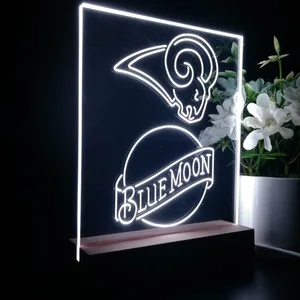 Los Angeles Rams Blue Moon LED Desk Light - Legacy Edition