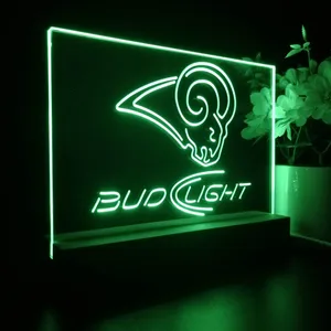 Los Angeles Rams Bud Light LED Desk Light