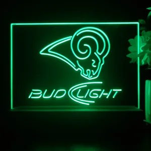 Los Angeles Rams Bud Light LED Desk Light