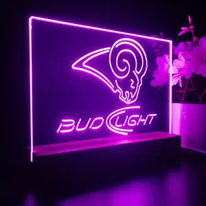Los Angeles Rams Bud Light LED Desk Light