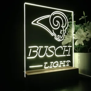 Los Angeles Rams Busch Light LED Desk Light