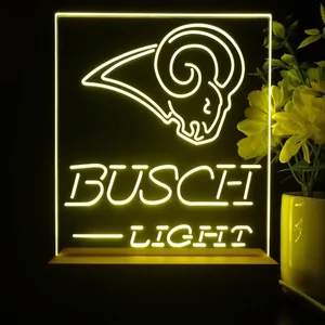 Los Angeles Rams Busch Light LED Desk Light