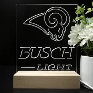 Los Angeles Rams Busch Light LED Desk Light