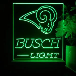Los Angeles Rams Busch Light LED Desk Light