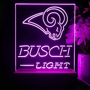 Los Angeles Rams Busch Light LED Desk Light