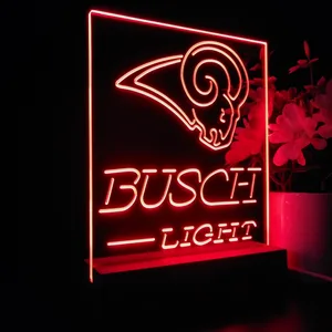 Los Angeles Rams Busch Light LED Desk Light