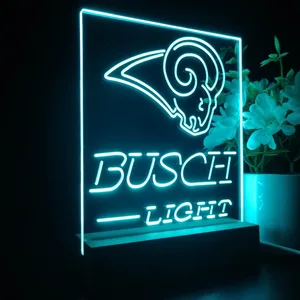 Los Angeles Rams Busch Light LED Desk Light