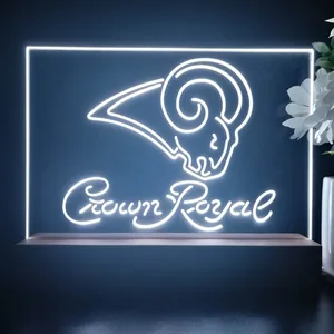 Los Angeles Rams Crown Royal LED Desk Light - Legacy Edition