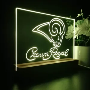 Los Angeles Rams Crown Royal LED Desk Light - Legacy Edition