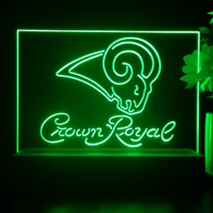 Los Angeles Rams Crown Royal LED Desk Light - Legacy Edition