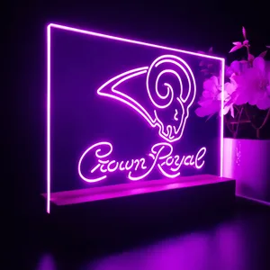 Los Angeles Rams Crown Royal LED Desk Light - Legacy Edition