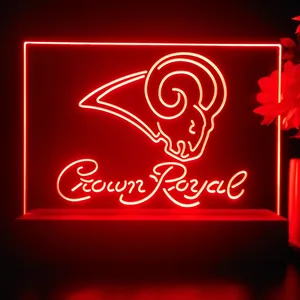 Los Angeles Rams Crown Royal LED Desk Light - Legacy Edition