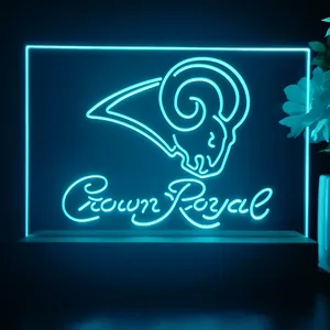 Los Angeles Rams Crown Royal LED Desk Light - Legacy Edition