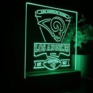 Los Angeles Rams EST 1937 LED Desk Light
