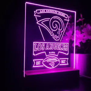 Los Angeles Rams EST 1937 LED Desk Light