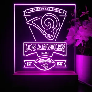 Los Angeles Rams EST 1937 LED Desk Light